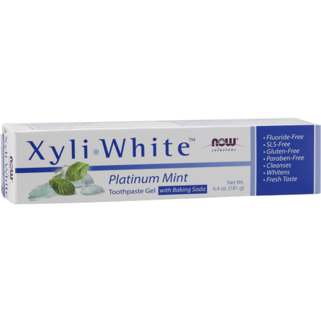Billede af Now Foods XyliWhite Platinum Mint Toothpaste Gel 181g